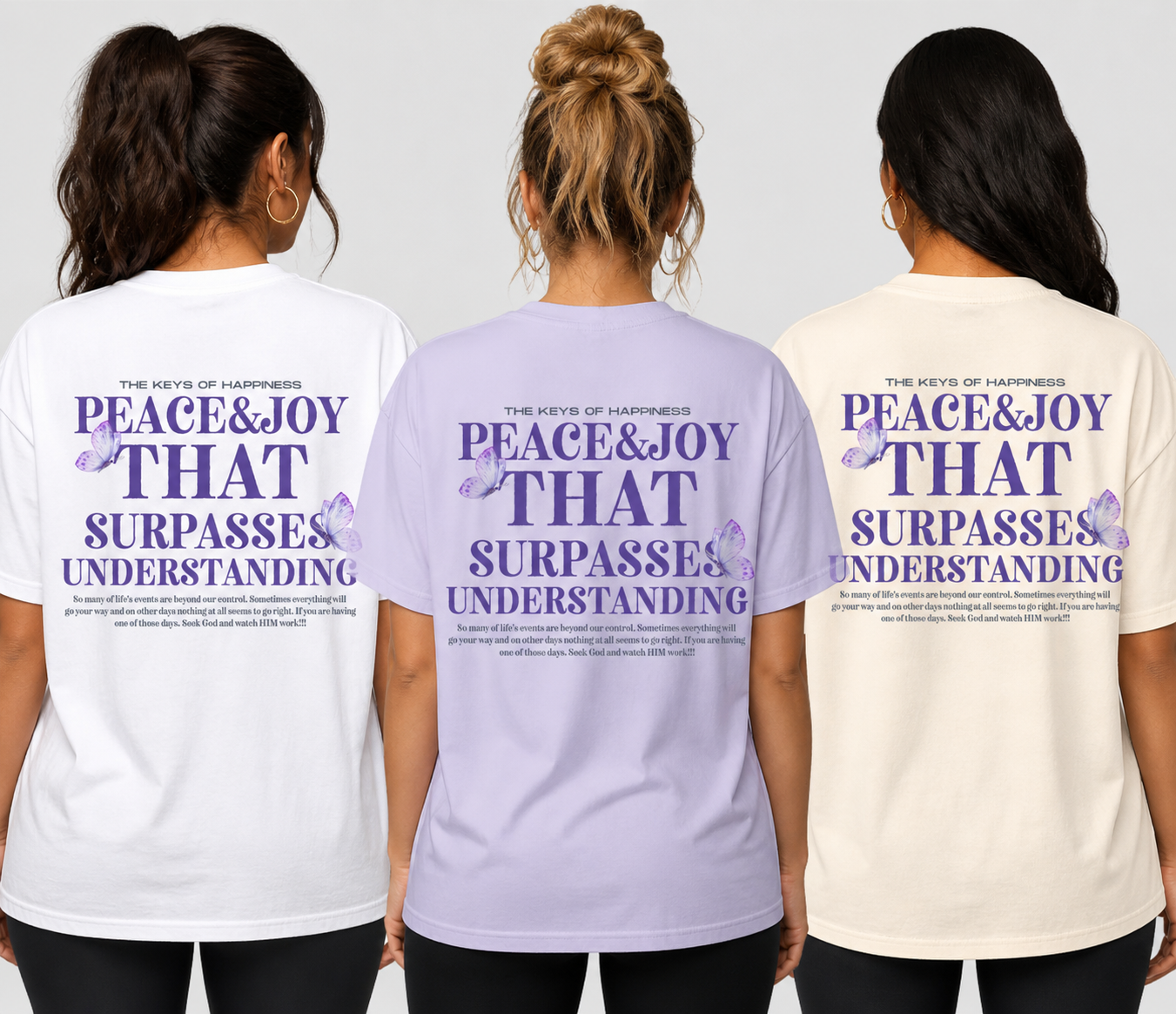 "Peace & Joy" Retro T-Shirt